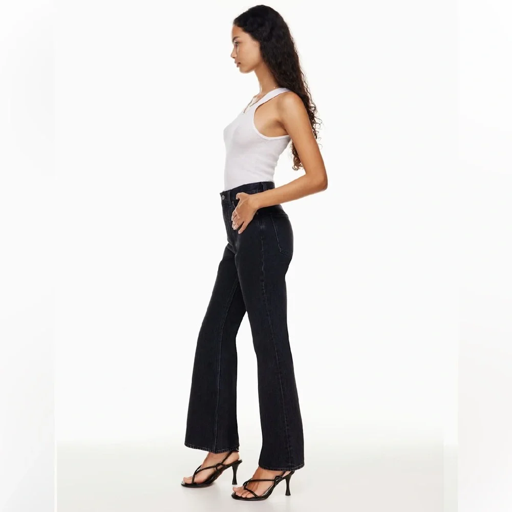 DENIM FORUM Marlene 60s High Rise Flare Jeans - Picture 6 of 9